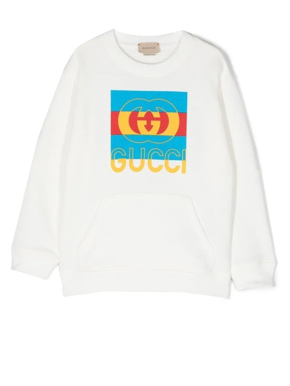 Gucci Kids Interlocking G print cotton sweatshirt Eraldo IO