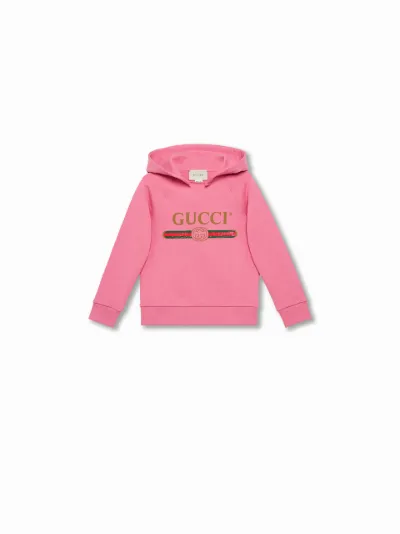 Gucci Kids logo hooded sweatshirt Eraldo FR