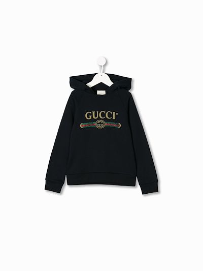 Gucci vintage best sale logo hoodie