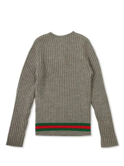 Gucci stripe crewneck best sale