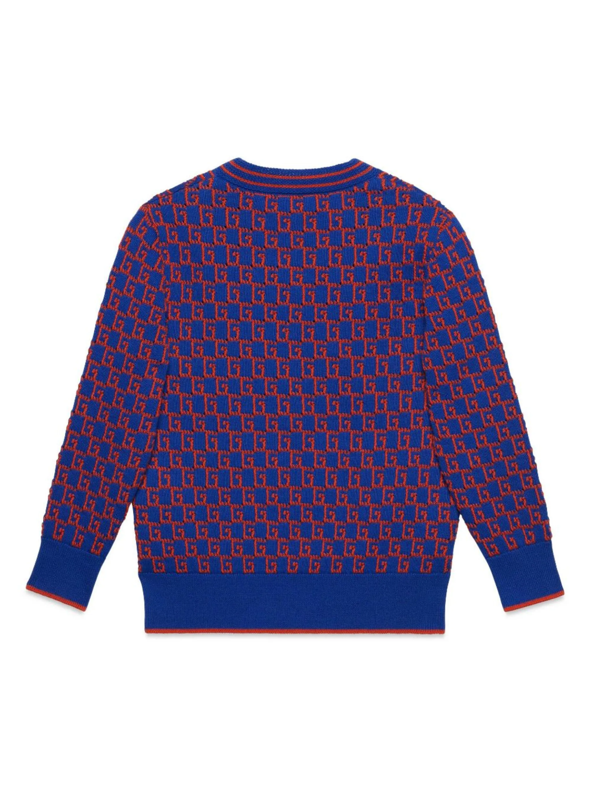 Square G intarsiaknit jumper Gucci Kids