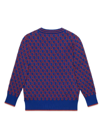 Gucci Kids GG intarsia jumper outlet sweater size 10