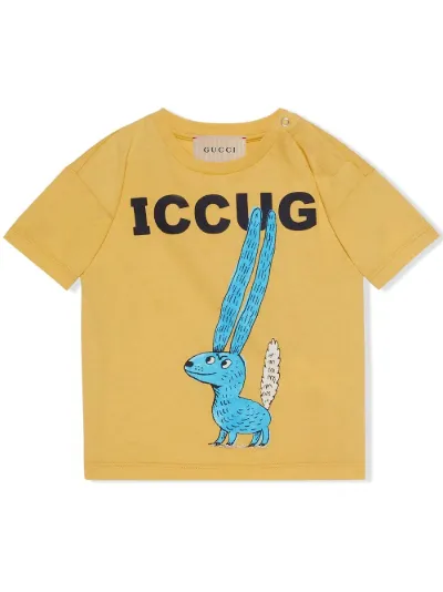 T-shirt a maniche corte GUCCI KIDS x Freya Hartas | Gucci Kids | Eraldo.com