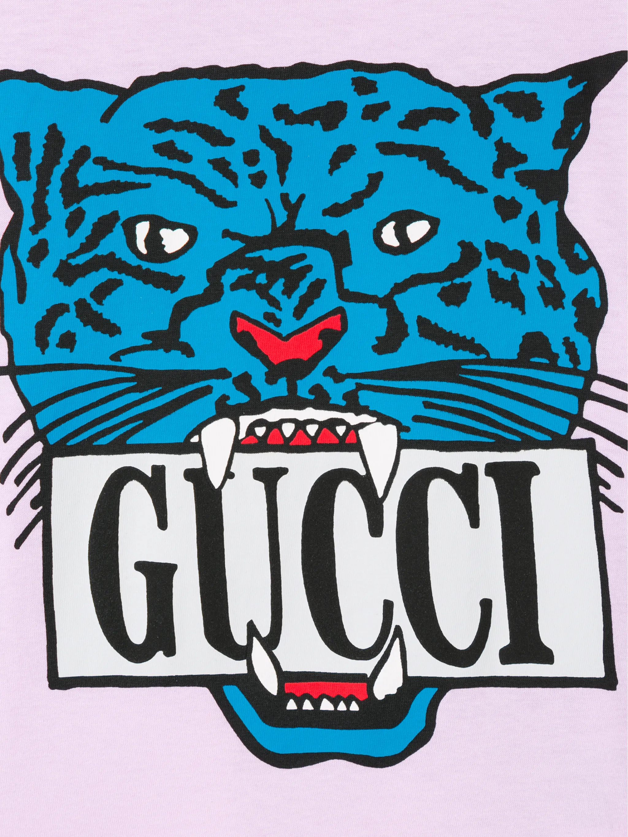 T shirt con stampa Gucci con tigre Gucci Kids Eraldo IT