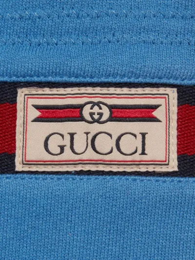 Gucci stripe cotton on sale shorts