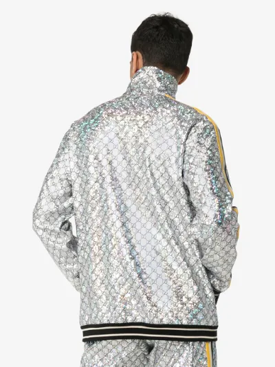 gucci laminated jacket