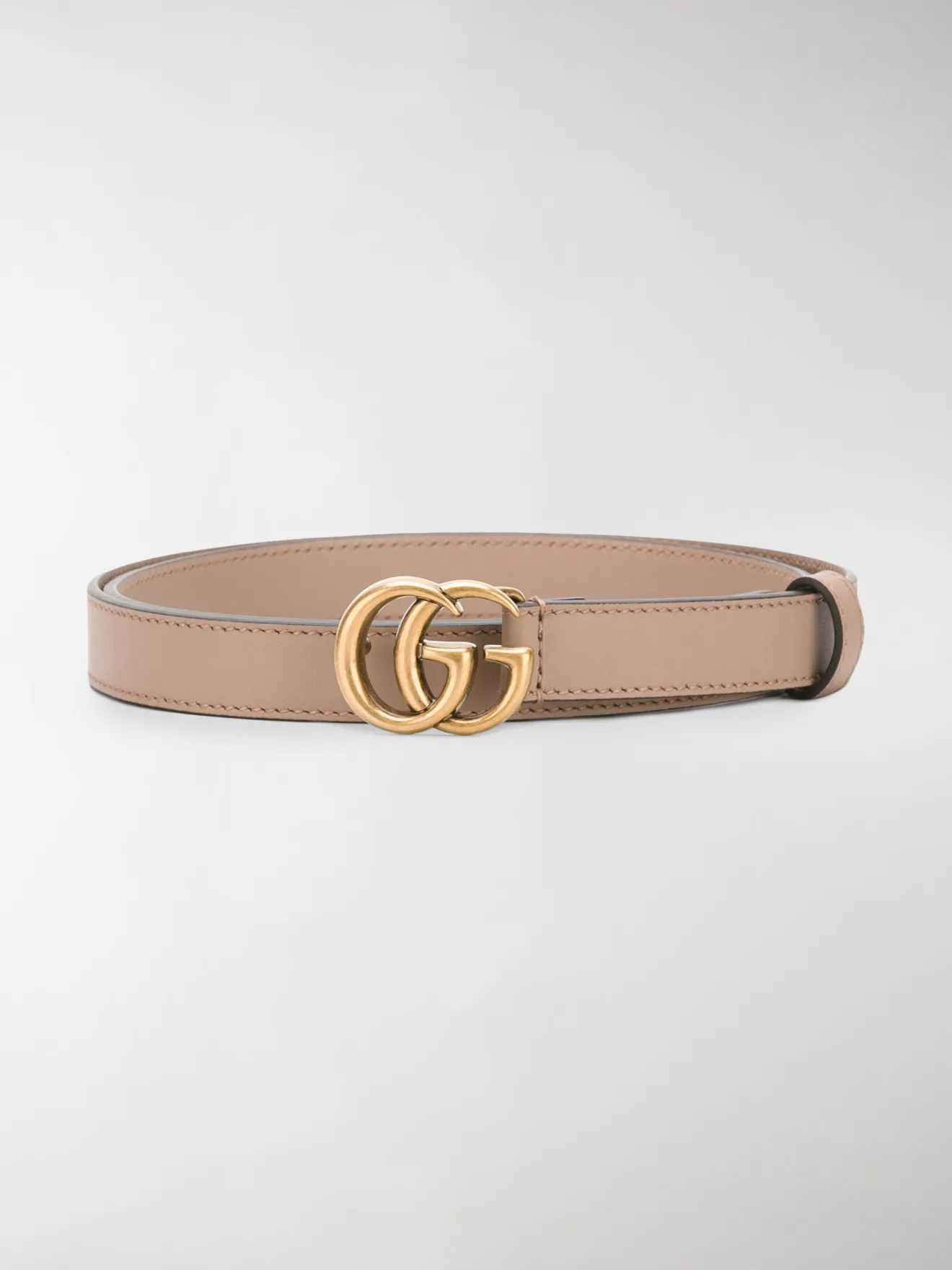 double leather belt