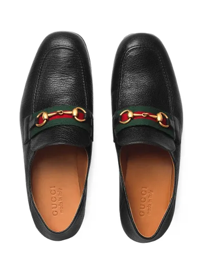 leather horsebit loafer gucci