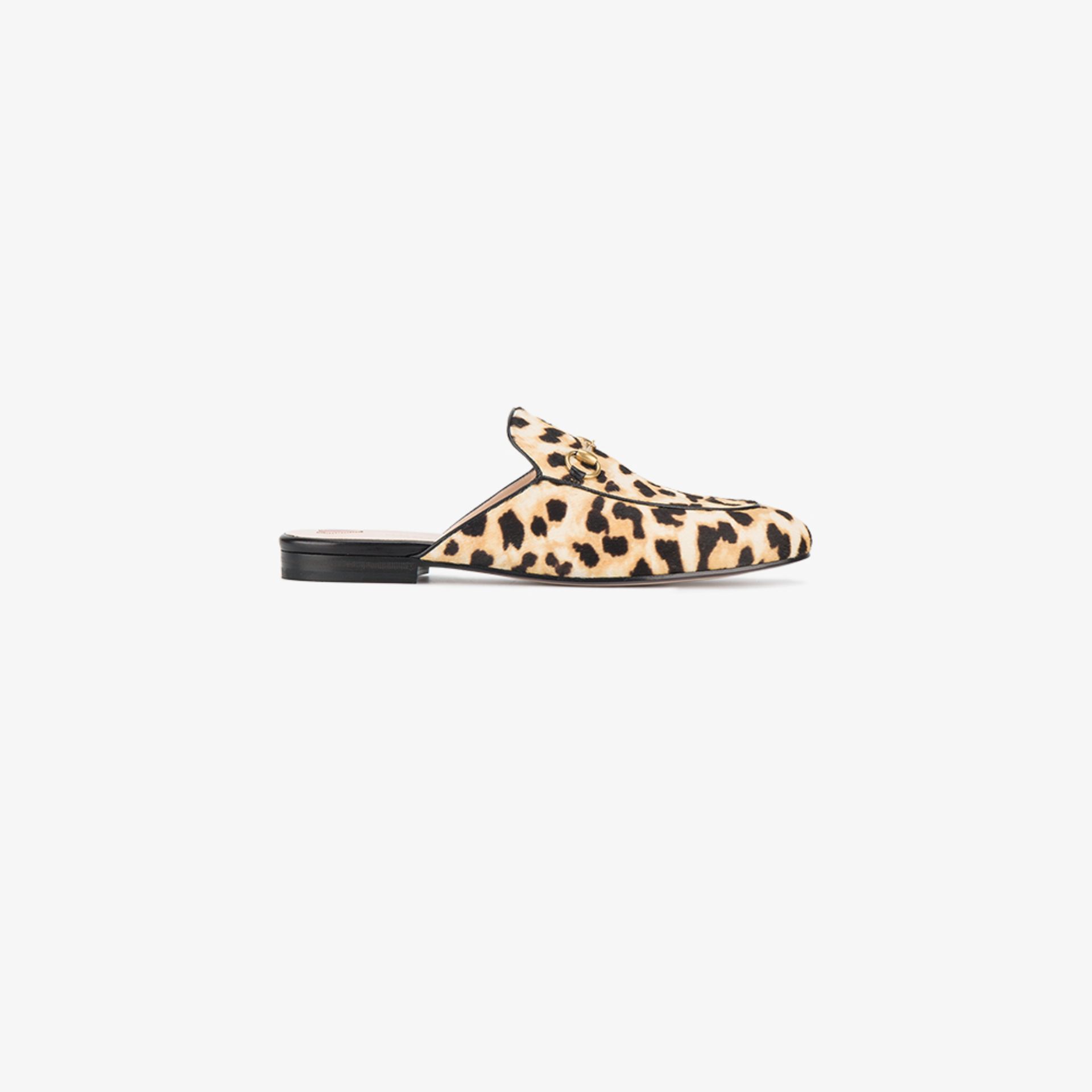 gucci princetown leopard