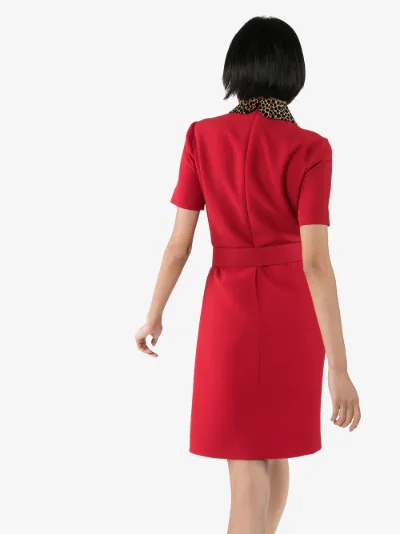 gucci leopard print dress