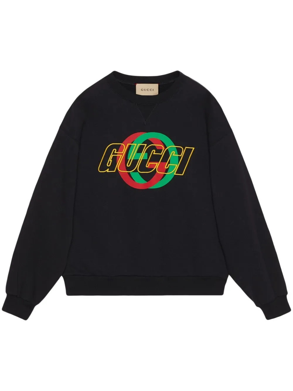 Gucci logo embroidered cotton sweatshirt Eraldo TH