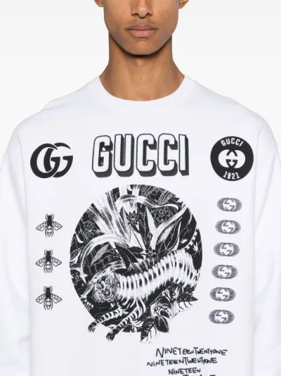 Gucci logo embroidered sweatshirt Eraldo DE