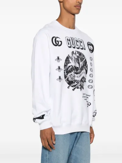 その他 GUCCI SS24 SWEATSHIRT WITH EMBROIDERY (760367 XJF0Q1192) Gucci logo-embroidered sweatshirt | Eraldo.com DJ