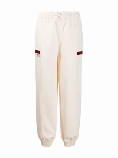 gucci logo track pants
