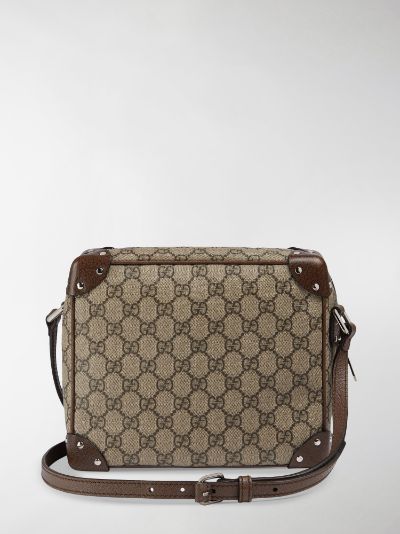 gucci print shoulder bag