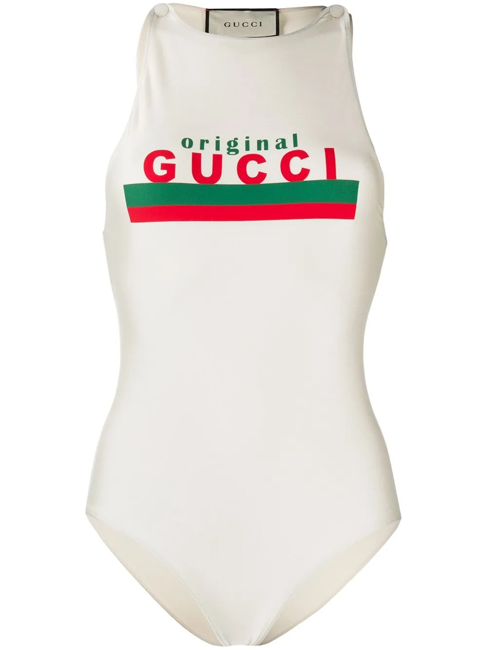 white gucci swimsuit