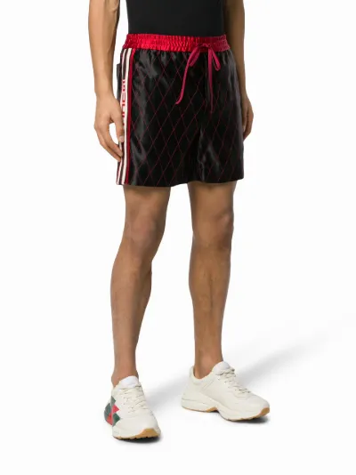gucci tape shorts