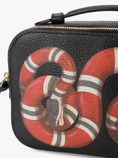 gucci merveilles snake print bag