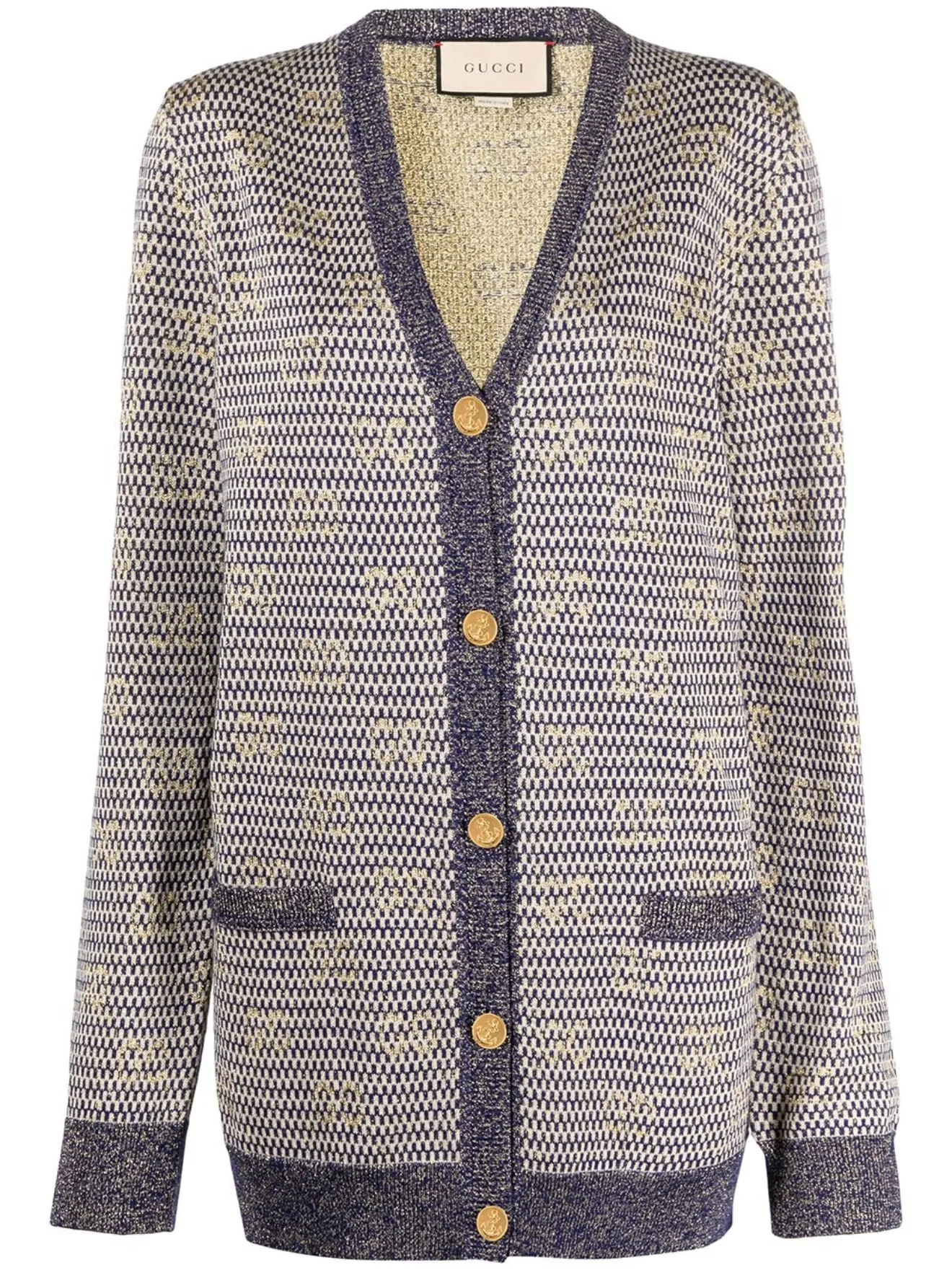 gucci metallic sweater