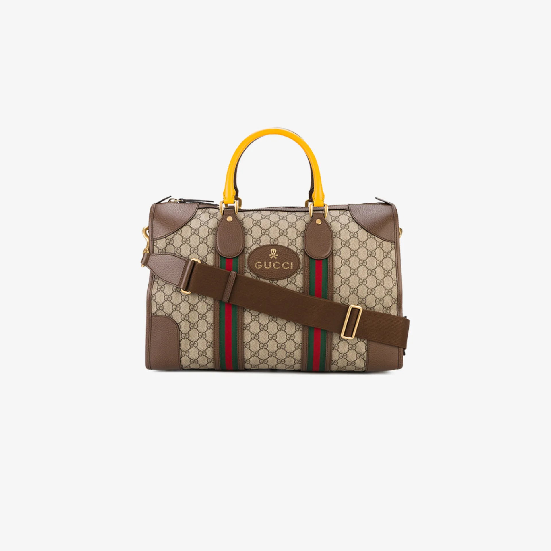 gucci monogram duffle bag