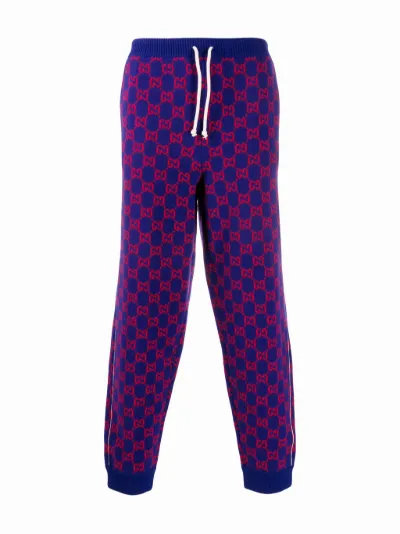 gucci monogram track pants