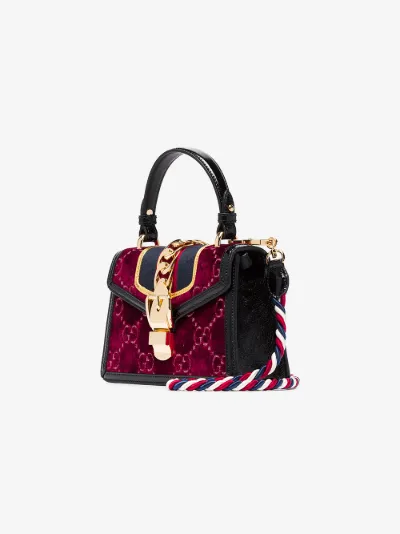 gucci sylvie mini velvet