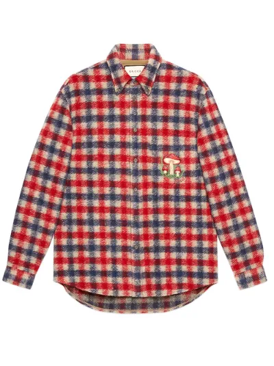 gucci checkered shirt