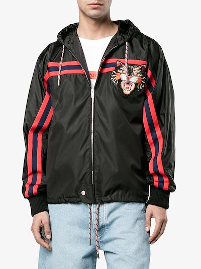 black gucci windbreaker