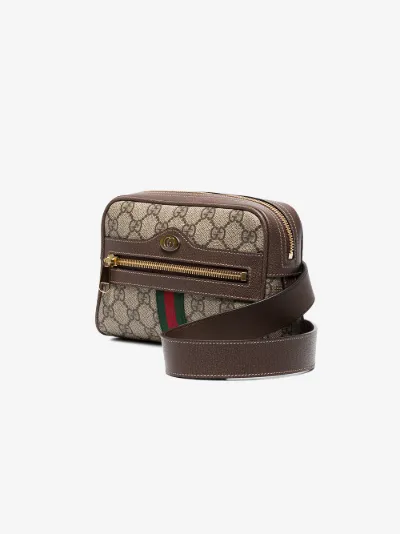 ophidia gg supreme small canvas belt bag