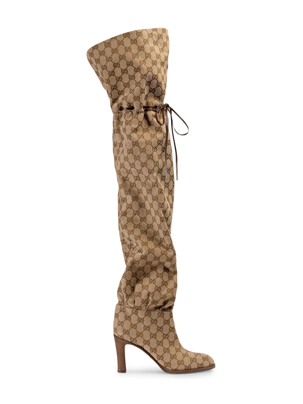 Gg canvas over the knee boots on sale