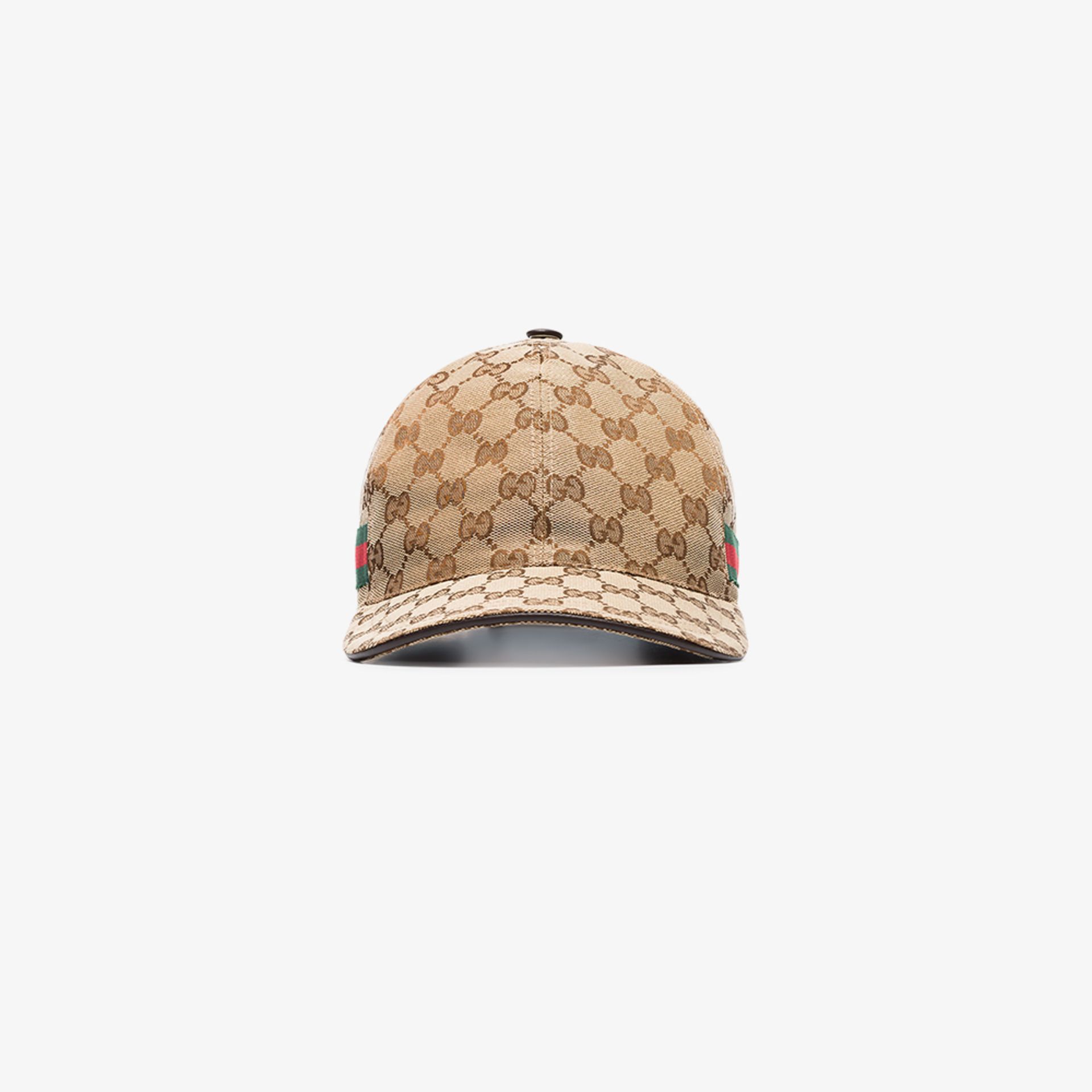 gucci original gg canvas baseball hat with web