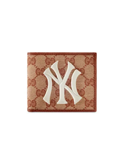 Gucci Original GG canvas wallet with New York Yankees patch Eraldo US