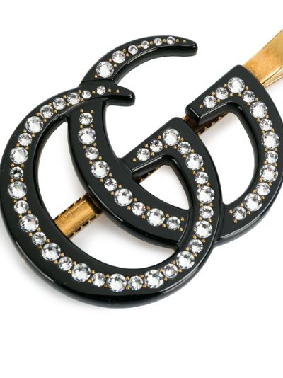 oversize GG crystal hair clip | Gucci 