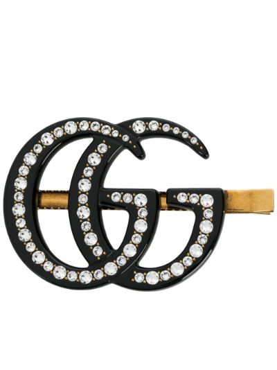 oversize GG crystal hair clip | Gucci 
