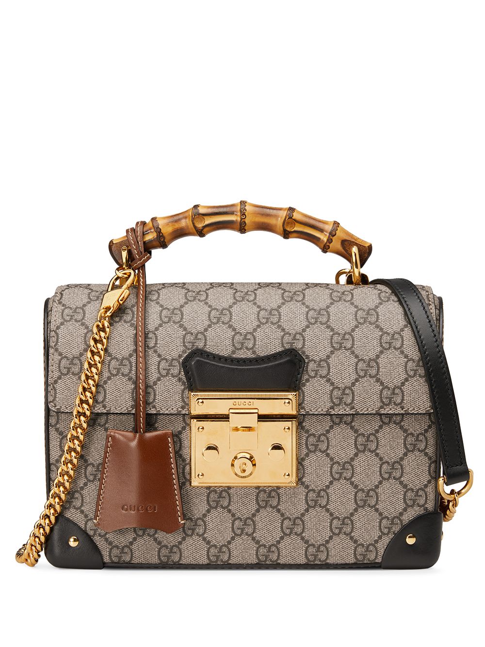 Gucci Padlock GG small bamboo shoulder bag Eraldo SG