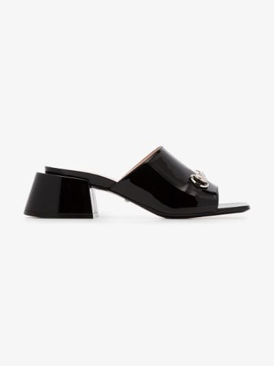 gucci block heel mules