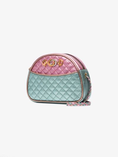 pink and blue gucci bag