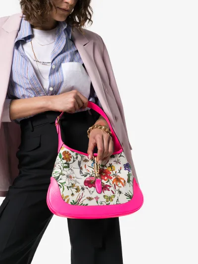 gucci pink floral bag