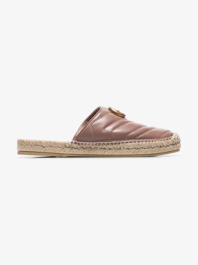 gucci pink espadrilles