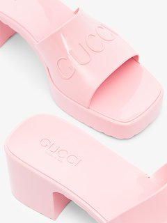 gucci plastic mules