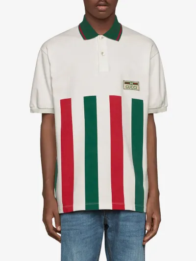Polo oversize a righe | Gucci | Eraldo.com