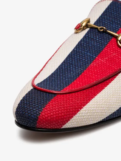 gucci princetown canvas