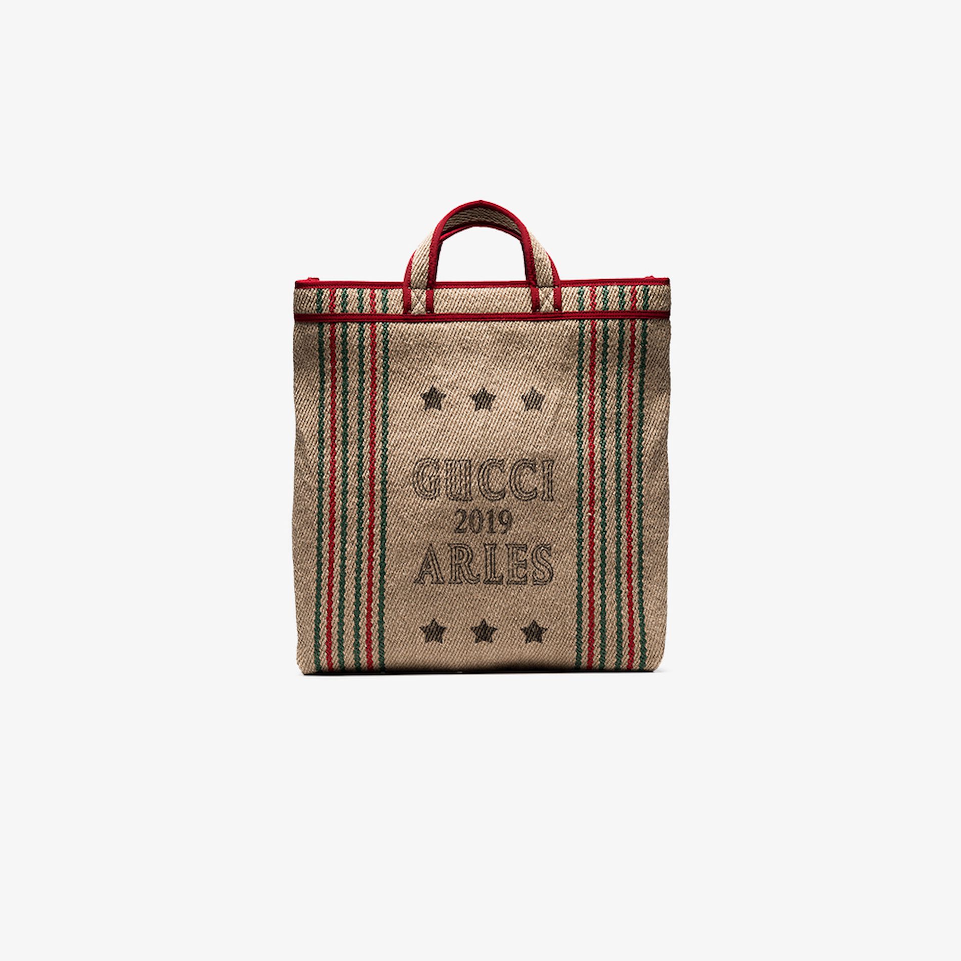 gucci print tote bag