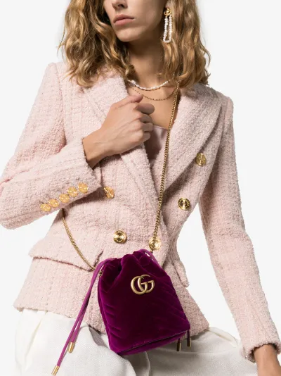 gg marmont bucket bag