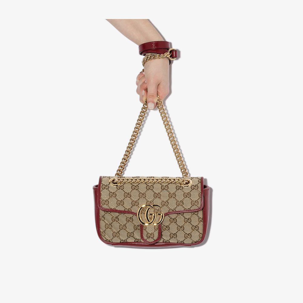 Gucci red GG Marmont mini shoulder bag | Browns