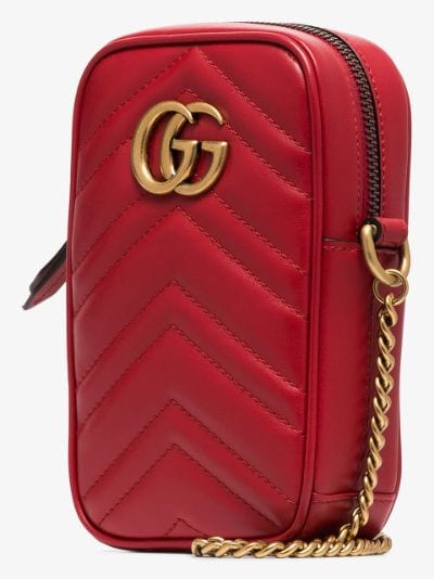 gucci red quilted bag