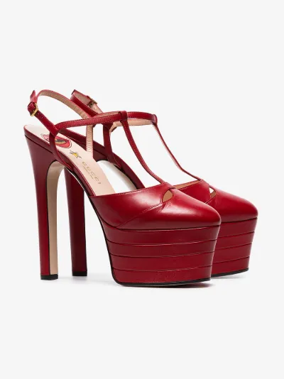 gucci red pumps