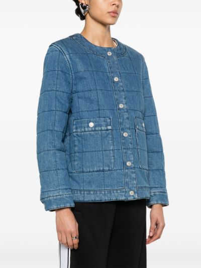 reversible GG Supreme/denim jacket | Gucci | Eraldo.com