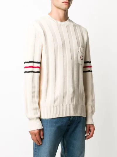 ribbed cotton jumper
