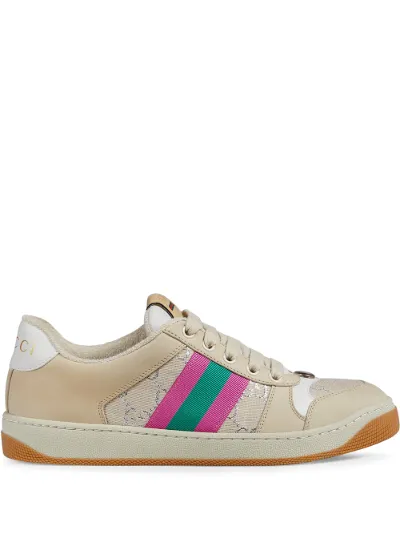 gucci screener leather sneaker